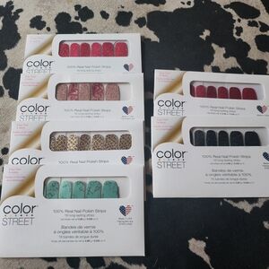 Color Street Festive Nail Polish Strips Collection